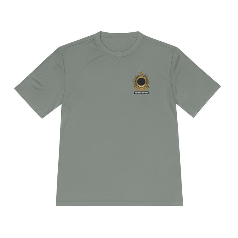Load image into Gallery viewer, Sports Unisex Moisture Wicking Tee Custom Logo Crest
