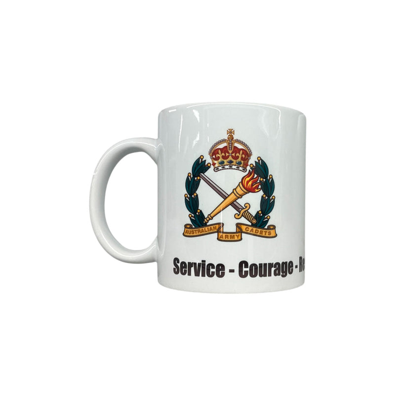 Load image into Gallery viewer, Coffee Mug Australian Army Cadets Values
