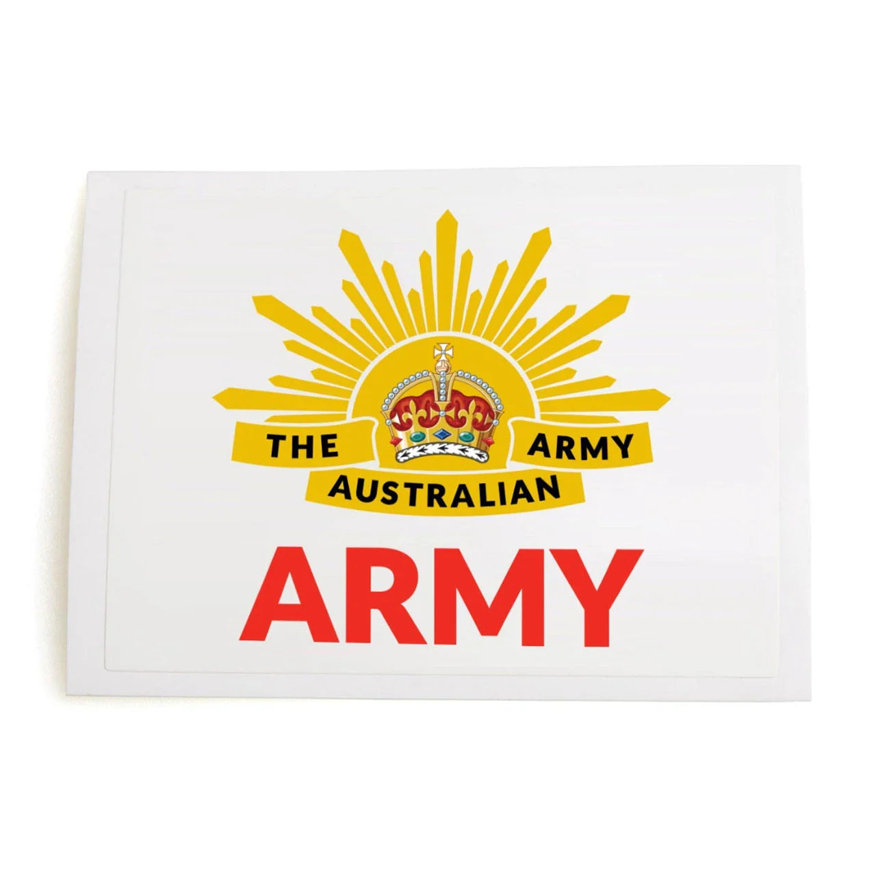 Army Rectangle Army Rectangular Sticker CIIIR – Wedgetail Tactical