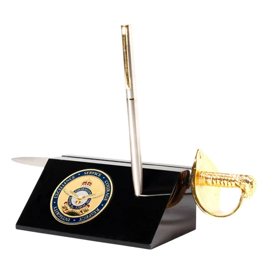 Desk Set Blank with Air Force Sword CIIIR