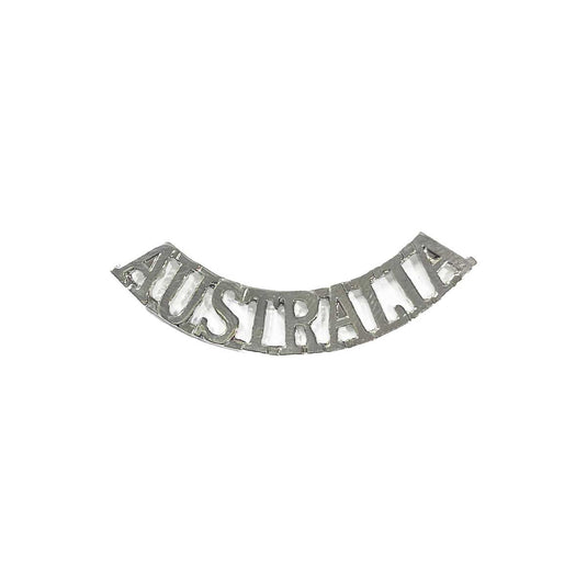 Shoulder Titles Australia Silver - Cadetshop