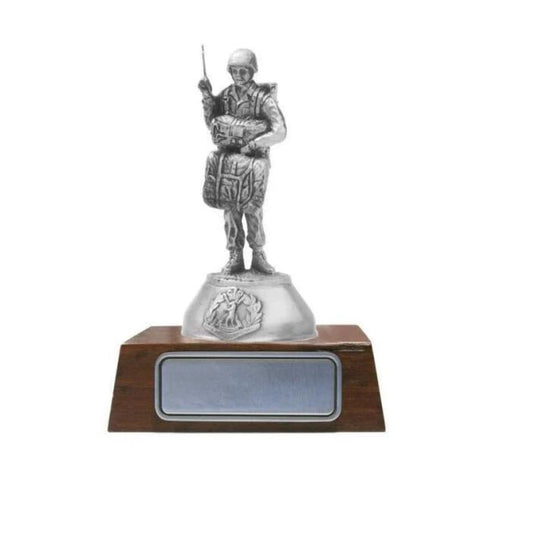 Pewter Paratrooper Figurine