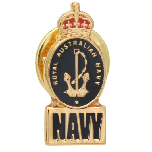 Royal Australian Navy RAN Crest Lapel Pin