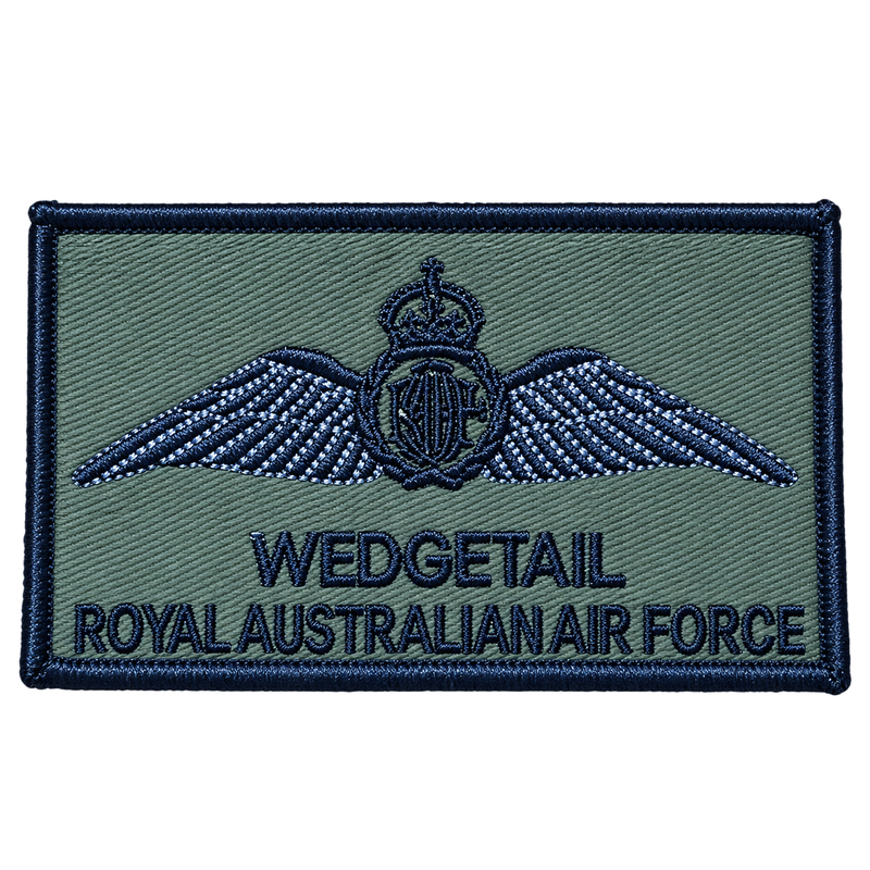 Load image into Gallery viewer, Custom Name Tag Pilot Air Force RAAF Pilot Wings Brevet
