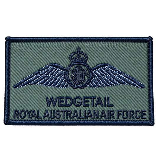 Custom Name Tag Pilot Air Force RAAF Pilot Wings Brevet