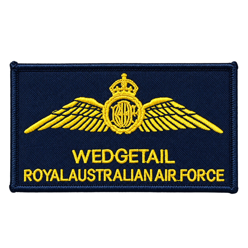 Load image into Gallery viewer, Custom Name Tag Pilot Air Force RAAF Pilot Wings Brevet
