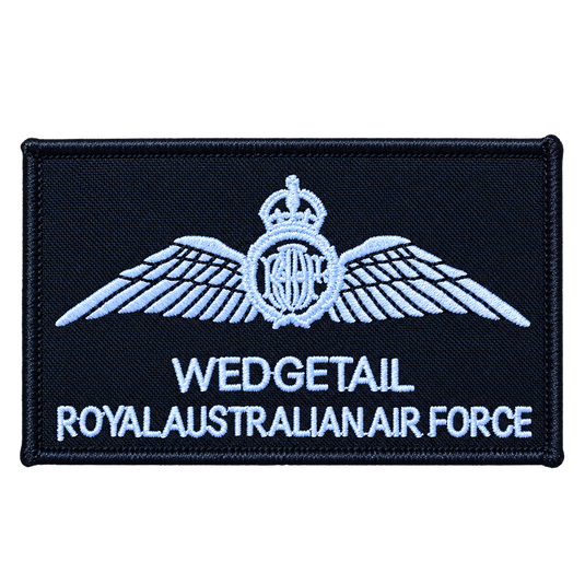Custom Name Tag Pilot Air Force RAAF Pilot Wings Brevet