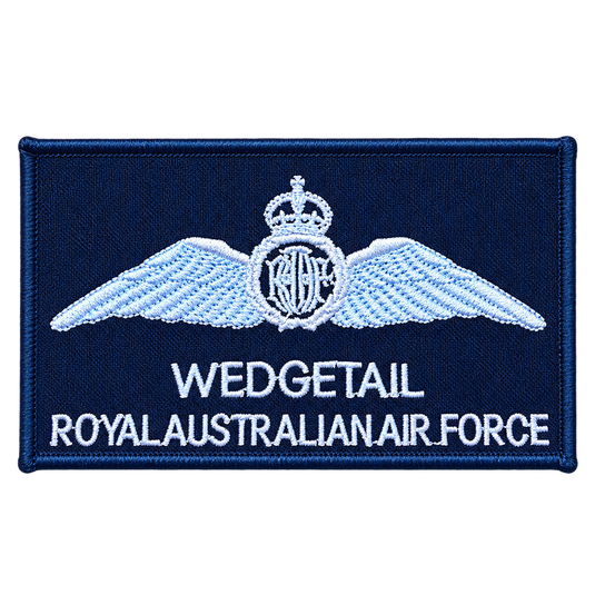 Custom Name Tag Pilot Air Force RAAF Pilot Wings Brevet