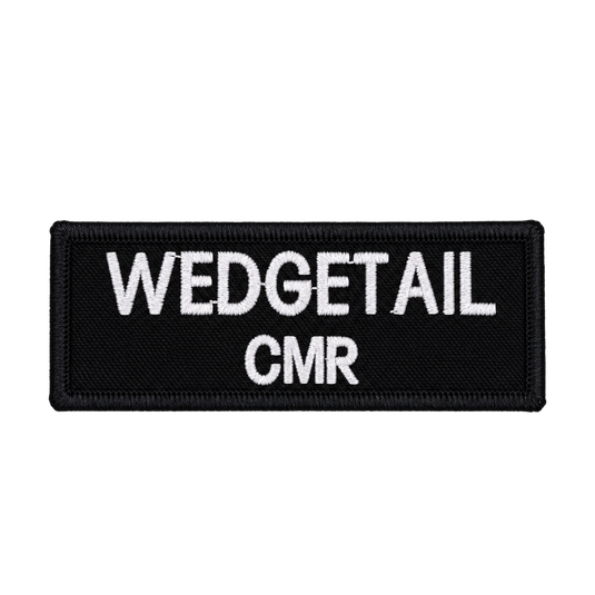 Custom Embroidered Police First Responder ILAV Style Name Tag 80 x 30 mm 2 Line