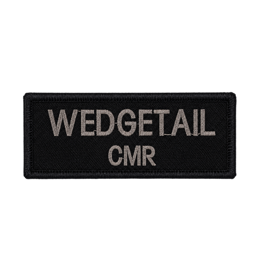 Custom Embroidered Police First Responder ILAV Style Name Tag 80 x 30 mm 2 Line