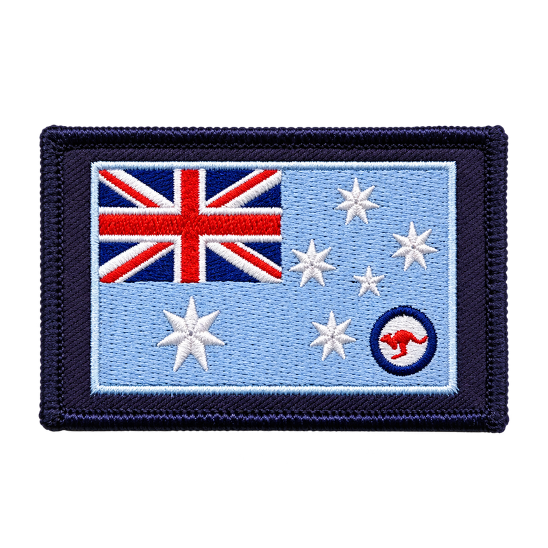Load image into Gallery viewer, RAAF Ensign Patch GPU Blue Fabric - Cadetshop
