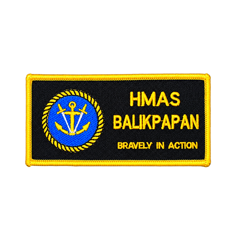 Load image into Gallery viewer, HMAS Balikpapan Patch Navy - Cadetshop
