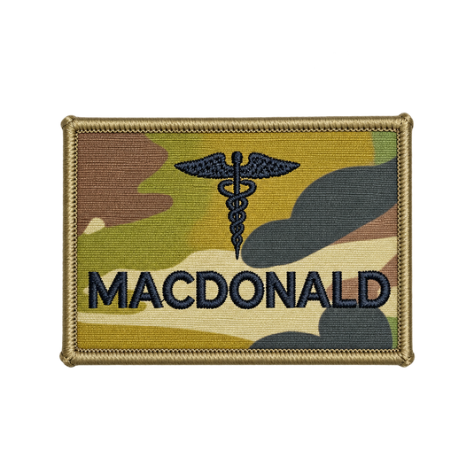 Custom Embroidered Personalised Name Patch Paramedic AMCU