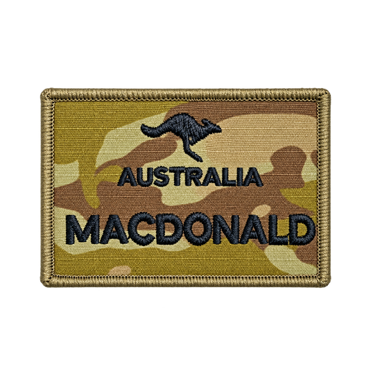 Custom Embroidered Personalised Name Patch Skippy AMCU