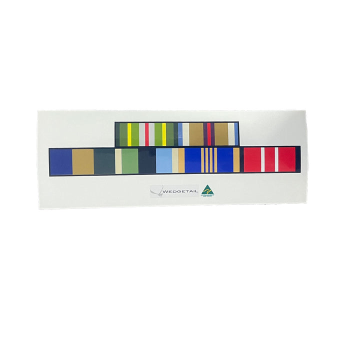 Custom Ribbon Bar Patch Sticker 1 Ribbon to 8 Ribbon - Cadetshop