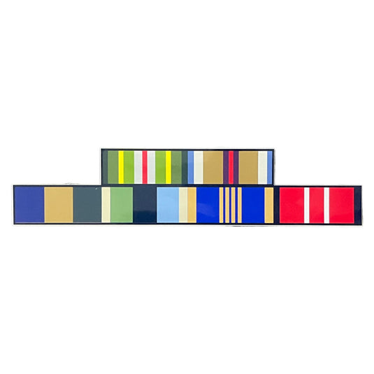 Custom Ribbon Bar Patch Sticker 1 Ribbon to 8 Ribbon - Cadetshop