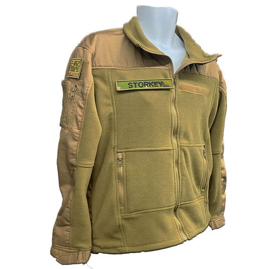 Tactical Fleece Combat Jacket Coyote Tan - Cadetshop