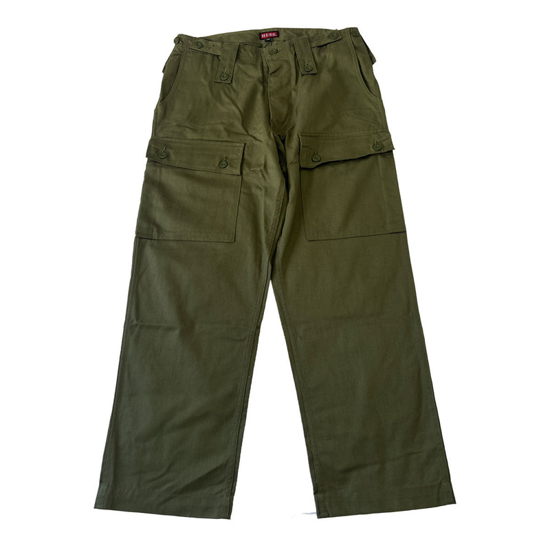 Load image into Gallery viewer, HUSS Combat Military Style Trousers Jungle Greens Olive - Cadetshop
