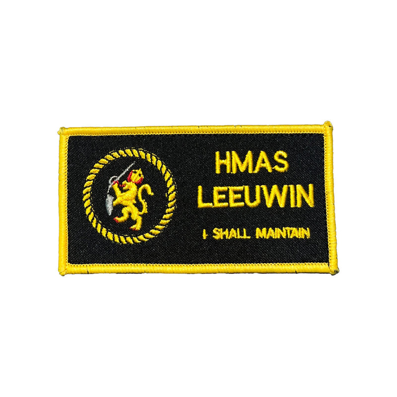 Load image into Gallery viewer, HMAS Leeuwin Uniform Patch Navy
