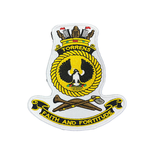 HMAS Torrens Ships Crest Patch Navy