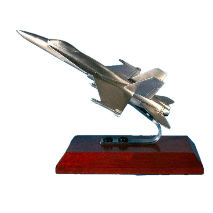 Pewter F/A-18 Hornet Model on Jarrah Base