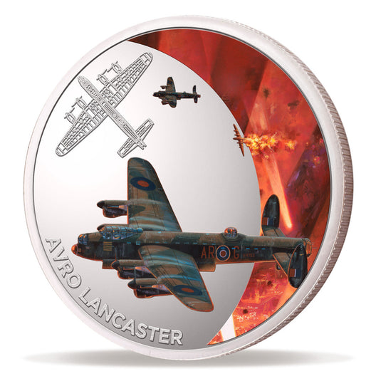Air Force 100 Limited Edition Medallion - Lancaster Bomber - Cadetshop