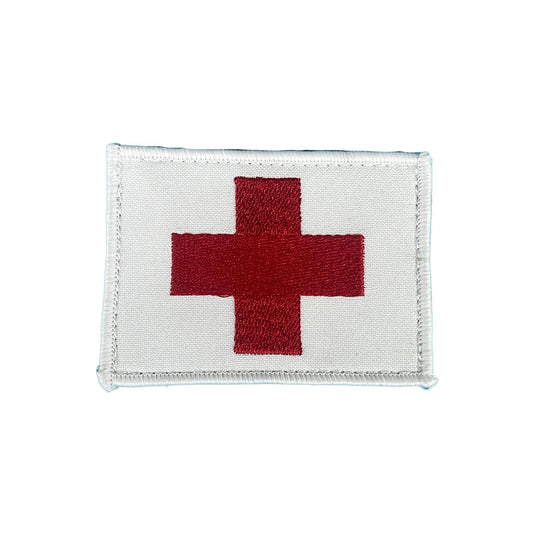 Medic Patch Military Combat Medic Insignia with Velcro on White