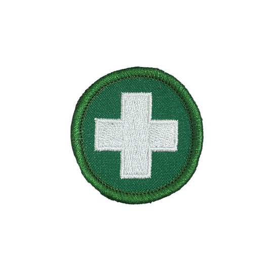 Medic Service Patch White on Green - Cadetshop