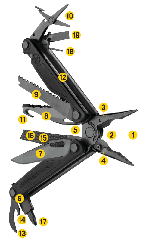 Load image into Gallery viewer, Leatherman Multi-Tool Charge+ Black 19 Tools - Cadetshop
