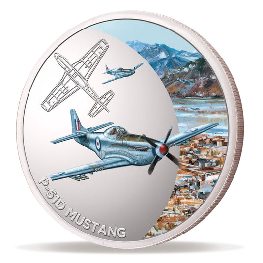 Air Force 100 Limited Edition Medallion - P-51D Mustang - Cadetshop