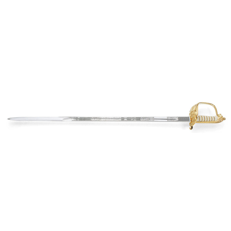 Load image into Gallery viewer, Navy Sword Flag Rank and Below Flag Rank CIIR Cypher Stainless Steel WKC
