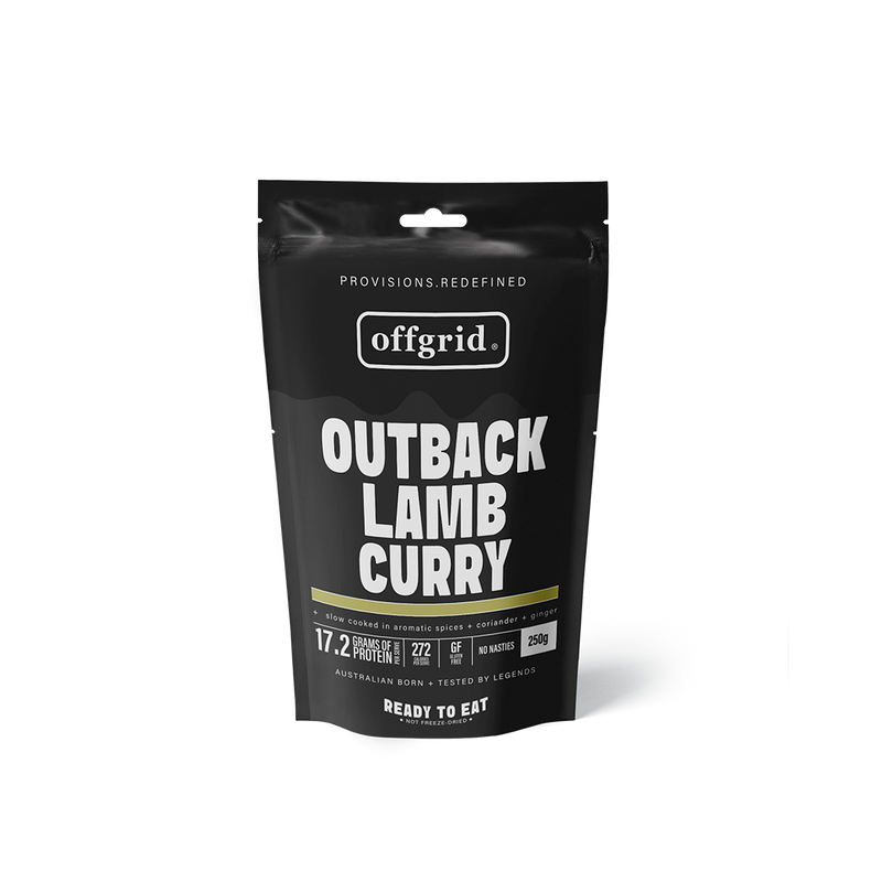 Load image into Gallery viewer, Rations Meal Ready to Eat Single Serve MRE Offgrid Ranchers Outback Lamb Curry
