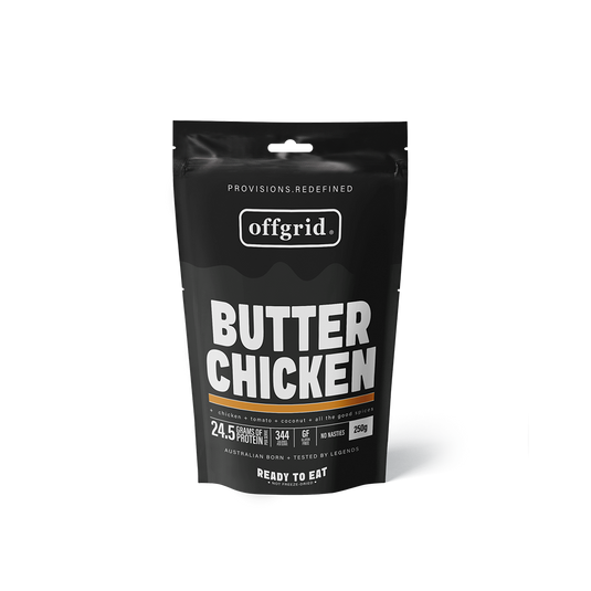 Rations Meal Ready to Eat Single Serve MRE Offgrid  Butter Chicken