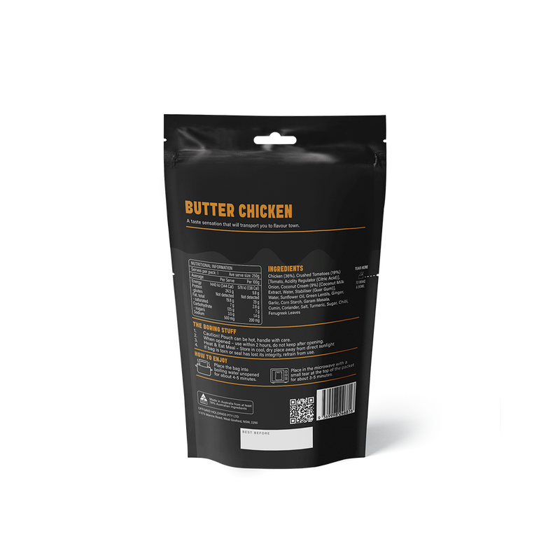 Load image into Gallery viewer, Rations Meal Ready to Eat Single Serve MRE Offgrid  Butter Chicken
