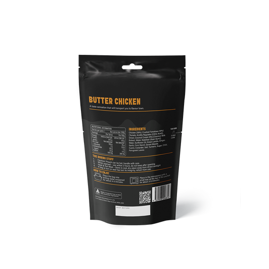 Rations Meal Ready to Eat Single Serve MRE Offgrid  Butter Chicken