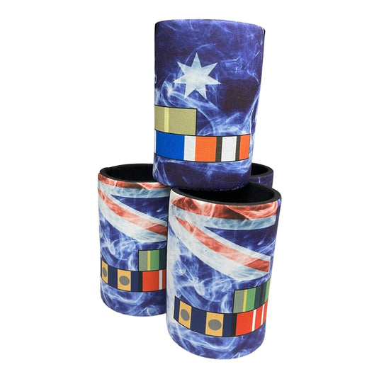 Custom Ribbon Bar Patch Can Cooler 1 Ribbon to 8 Ribbon