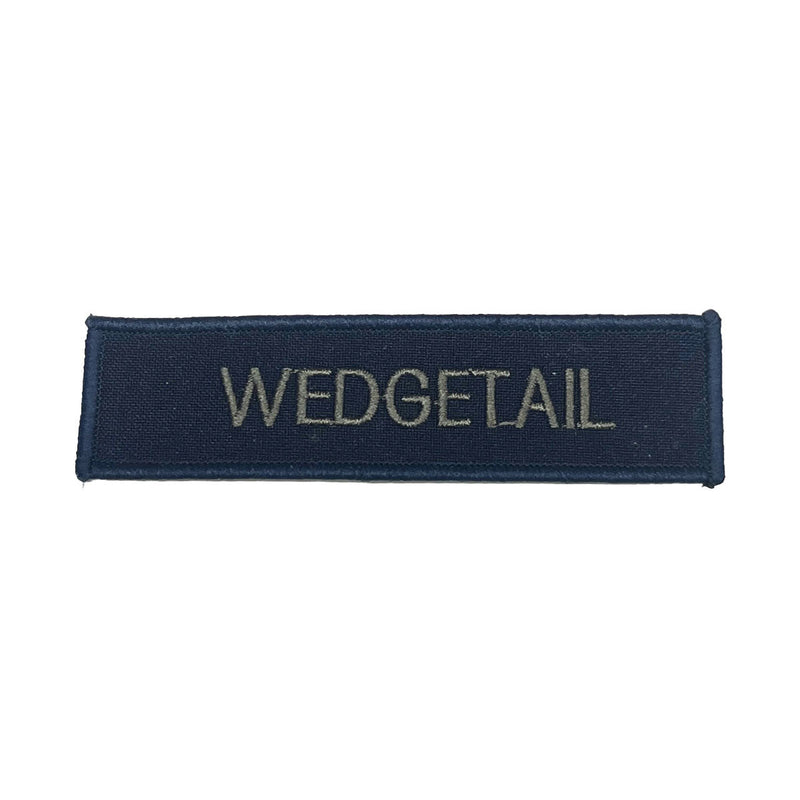 Load image into Gallery viewer, Custom Embroidered Police Name Tag Subdued on Blue 100x25 - Cadetshop
