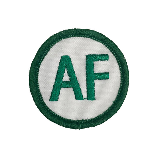 Fire Service Patch Green on White Advanced Firefighter - Cadetshop