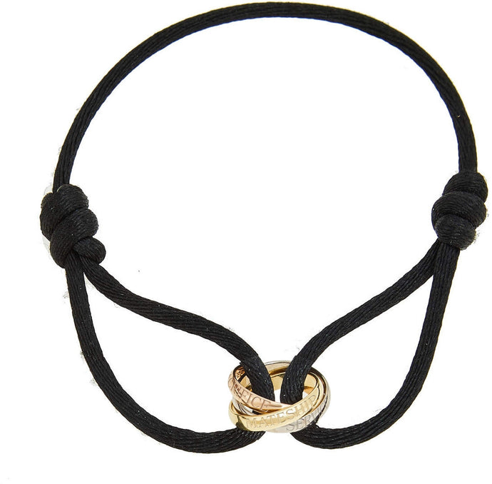 Rings of Mateship Leather Bracelet