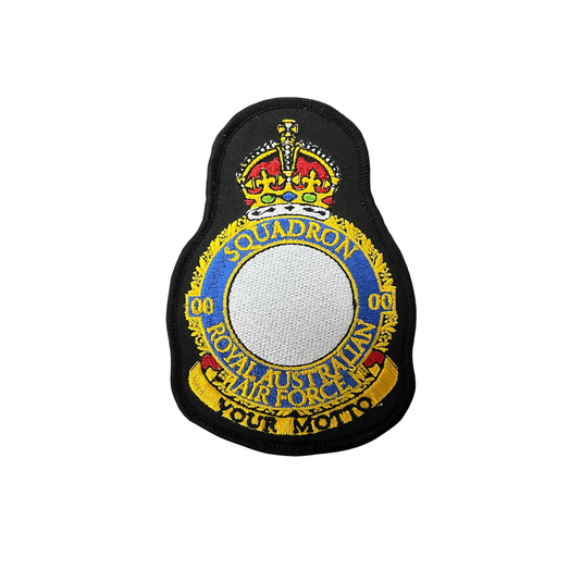 Custom Air Force Squadron SQN Unit Patch 2025 Tudor Crown