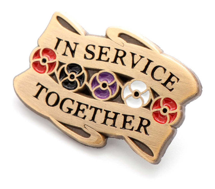 Serving Together Lapel Pin
