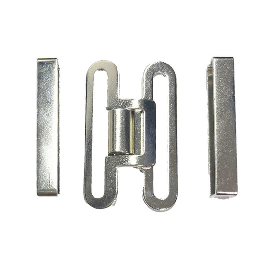 Silver Coloured Belt Keepers and Buckle Kit - Cadetshop