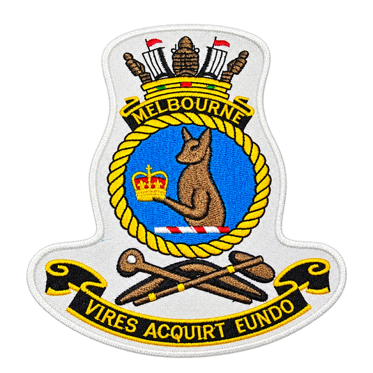 HMAS Melbourne Ships Crest Patch Navy - Cadetshop
