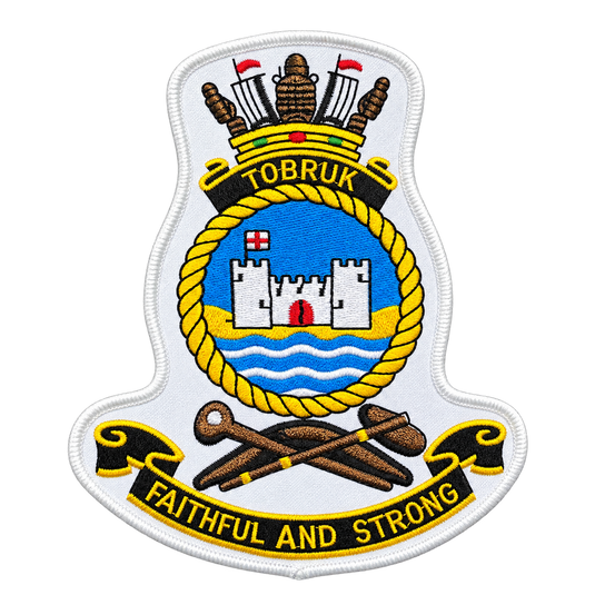 HMAS Tobruk Ships Crest Patch Navy - Cadetshop
