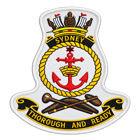 HMAS Sydney Ships Crest Patch Navy - Cadetshop