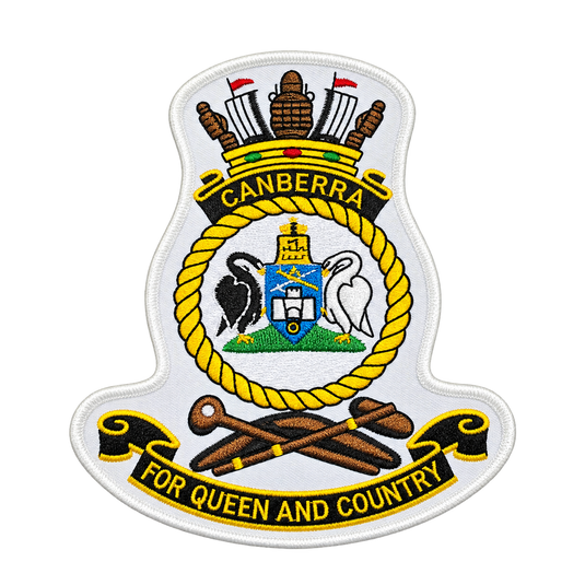 HMAS Canberra Ships Crest Patch Navy - Cadetshop