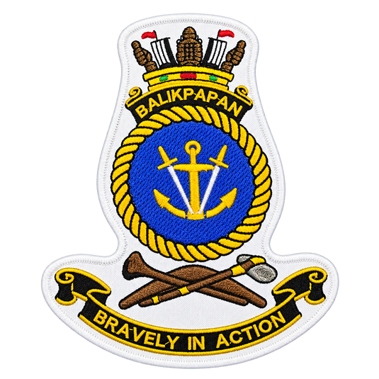 HMAS Balikpapan Ships Crest Patch Navy