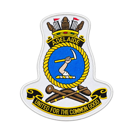 HMAS Adelaide Ships Crest Patch Navy - Cadetshop