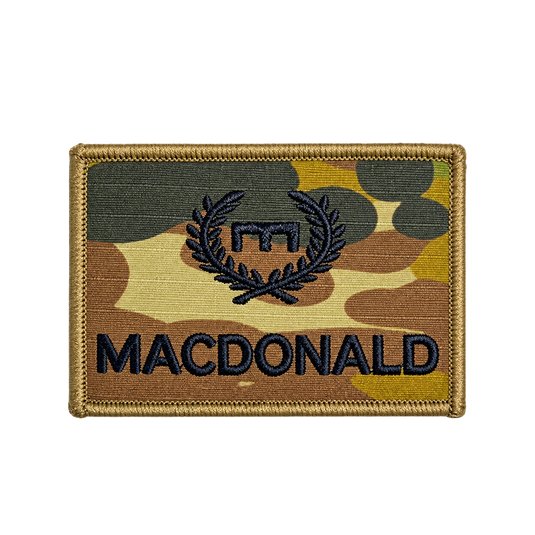 Custom Embroidered Personalised Name Patch Engineer AMCU