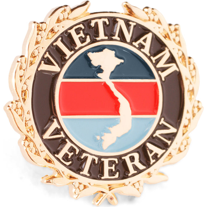 Vietnam Tri Colour Veteran with laurels badge
